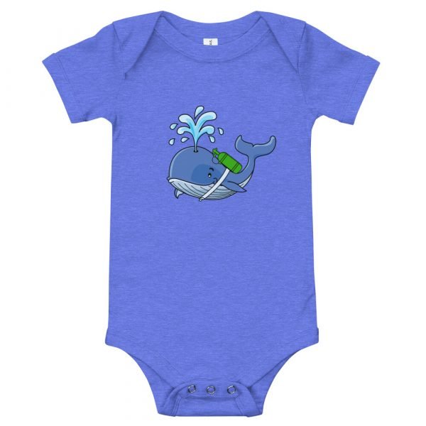 whale shirt with tracheostomy and oxygen
