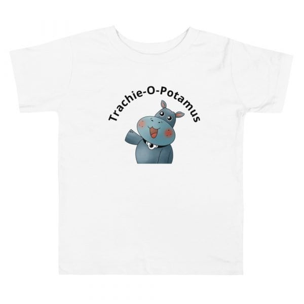 tracheostomy awareness shirt trahie-o-potamus toddler tshirt