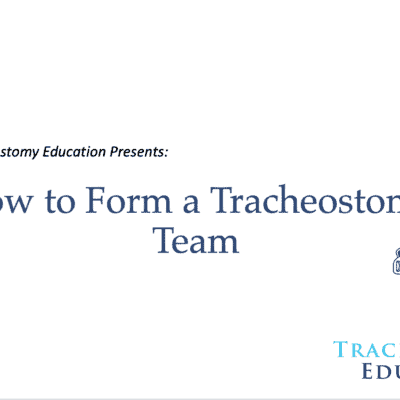 tracheostomy team webinar