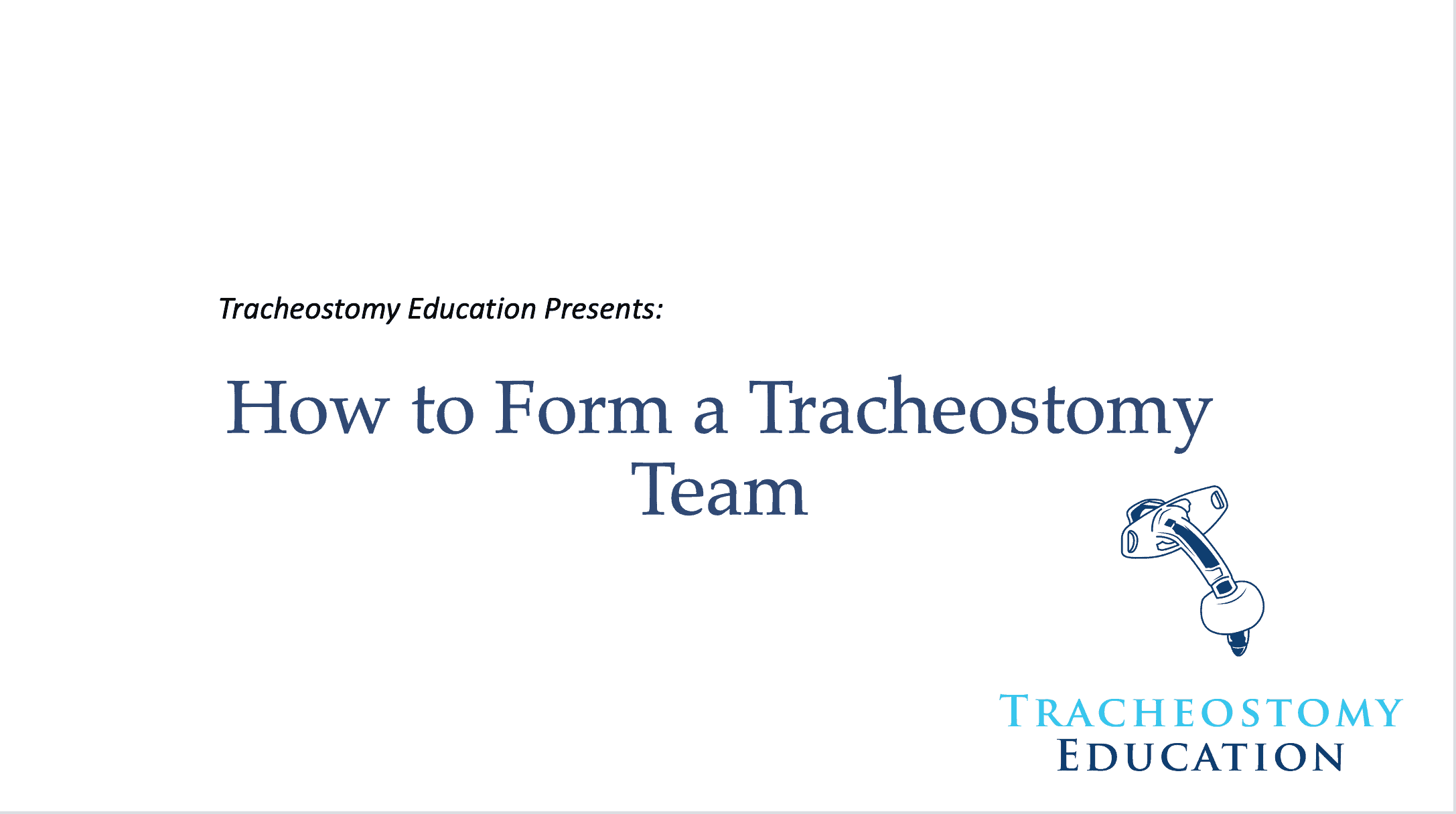 tracheostomy team webinar